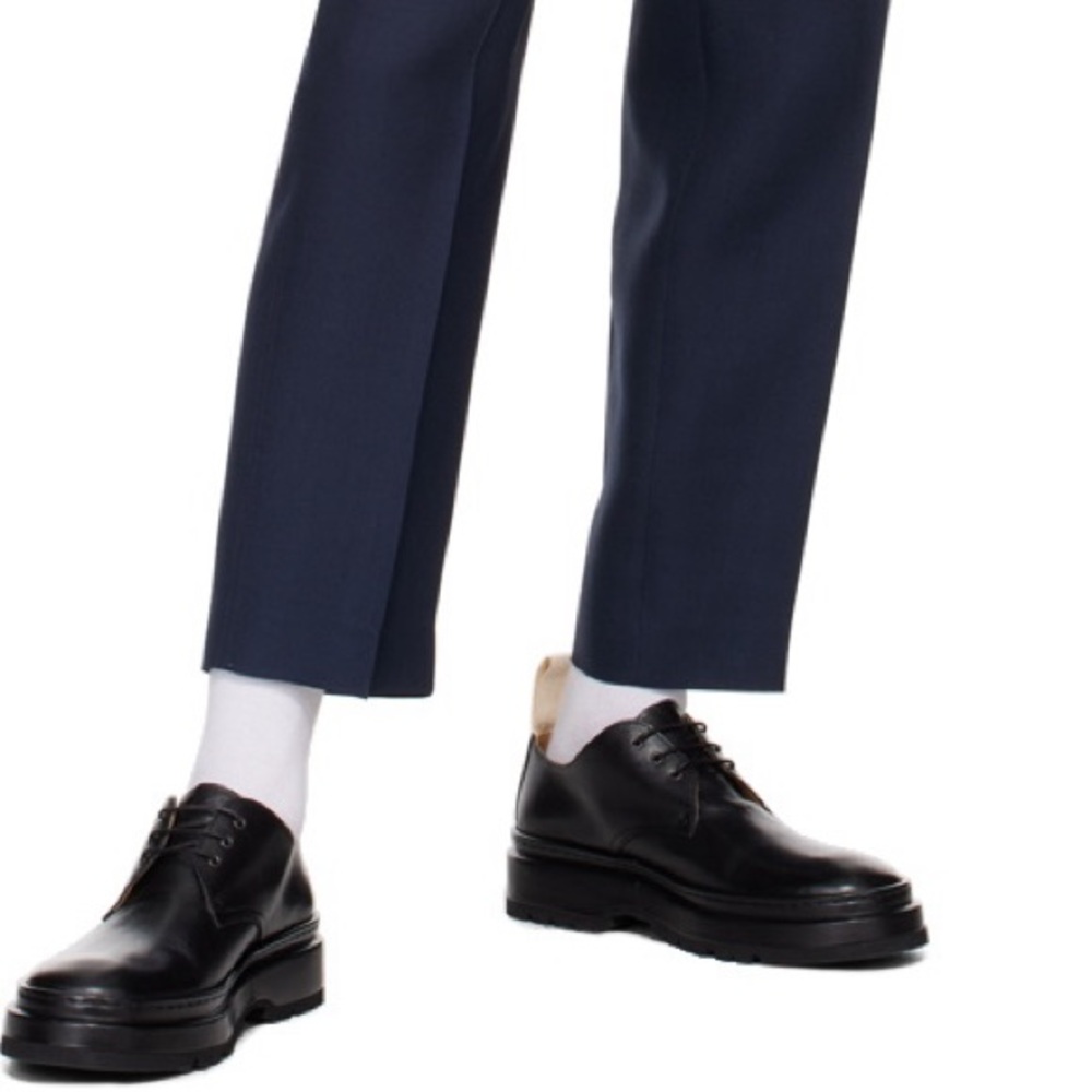 Jacquemus Black Leather Derby